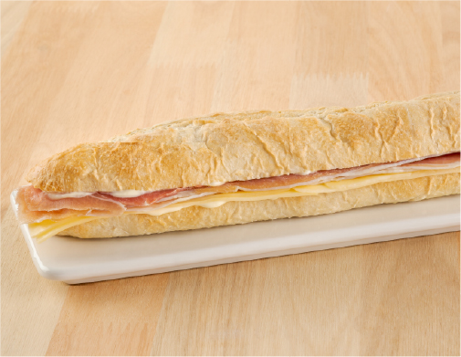 baguette-de-jamon-crudo-y-queso Baguette de jamón crudo y queso